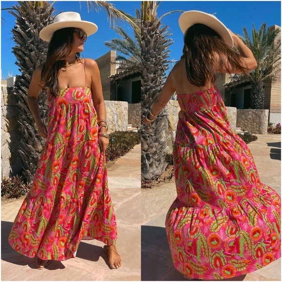 SHOW ME YOUR MUMU Long Weekend Maxi Dress In Paradise Palms - Picture 2 of 10